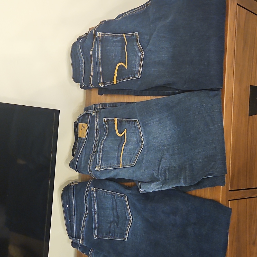 New without Tags American Eagle Three Jeans Collection - Size 10 Long